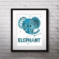 постер elephant а4 в Екатеринбурге