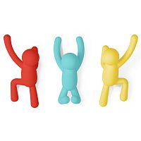 вешалки-крючки buddy 3 шт. разноцветные яркие в Екатеринбурге