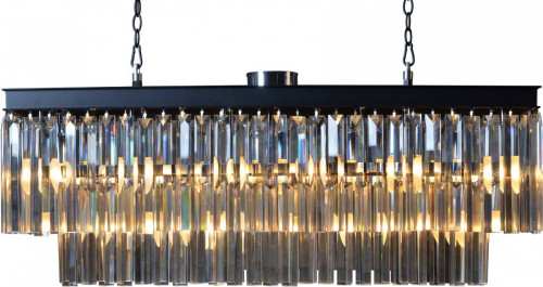 люстра odeon l110 black&glass чёрная, прозрачная в Екатеринбурге
