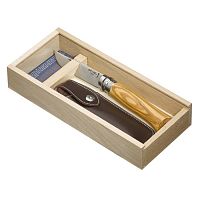 нож stainless steel с ручкой из оливы 8,5 см в Екатеринбурге