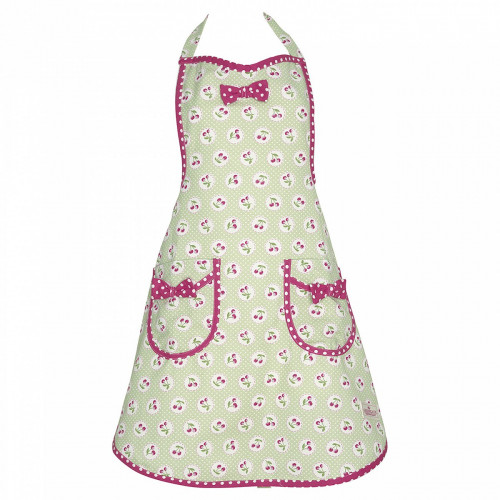 фартук cherry berry p.green w/bow в Екатеринбурге