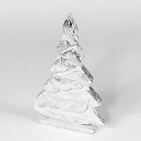 украшение новогоднее на подставке ель серебряная snow tree, 32х19х5 см в Екатеринбурге