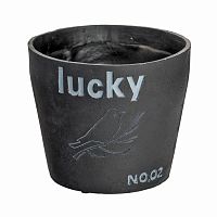 цветочный горшок lucky чёрный в Екатеринбурге