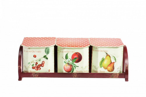 набор емкостей для хранения на подставке fruits в Екатеринбурге
