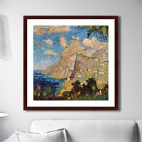 картина: view of monte solaro, capri, 1940г. в Екатеринбурге